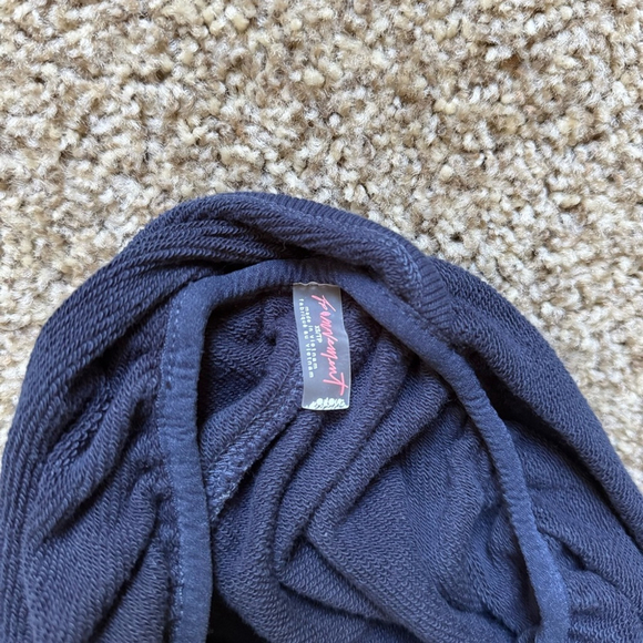 FP Movement Such a Flirt Romper NWOT Size XS Midnight Navy Free People - Picture 6 of 6